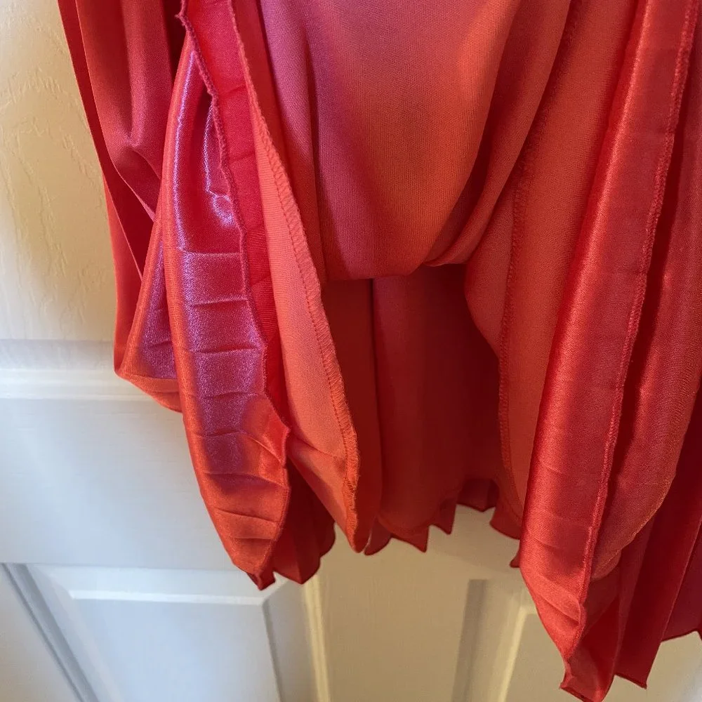 City Triangles Hot Pink striped dress - Picture 4 of 7